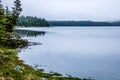 Last days of winter hover over the lake. Swan Lake Provincial Recreation Area Alberta Canada Royalty Free Stock Photo