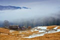 The last days of winter in the mountains of Ukraine