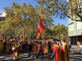 Last demonstration in Catalonia over the separatist movement.
