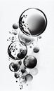 The Last Drop: A Monochromatic Painting of Fluids in Zero Gravity