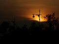 Last evening light over Grand Palace , Bangkok Royalty Free Stock Photo