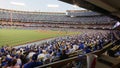 Last game of the regular season LA Dodgers stadium versus Tampa Bay Royalty Free Stock Photo