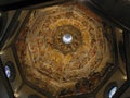 The Last Judgment on the dome of Duomo, Florence, Italy