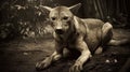 Last Known Tasmanian Tiger in Captivity