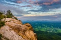 Last light of the day, White Rocks Overlook Royalty Free Stock Photo