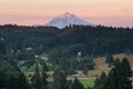 Last Light on Mount Hood