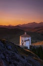 Last light over the chapel