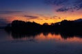 Last light over the lake