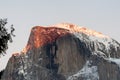 Last sunlight in Yosemite Royalty Free Stock Photo