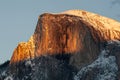 Last sunlight in Yosemite Royalty Free Stock Photo