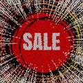 Last Minute Offer Text Promotion and Discount Icon in Round Frame Royalty Free Stock Photo