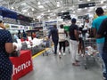 Last minute shoppers at Makro in Alberton South Africa Royalty Free Stock Photo