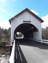 Wimer Oregon Covered Bridge Royalty Free Stock Photo