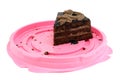 Last piece of chocolate cake Royalty Free Stock Photo