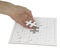 The last piece of the Jigsaw Royalty Free Stock Photo