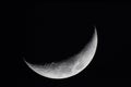 Last Quarter Moon Phase on Leap Year day Royalty Free Stock Photo