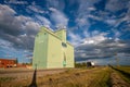 Last remaining grain elevator in Stavely, Alberta