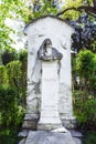 Last Resting Place of composer Brahms at the Vienna Central Cemetery Royalty Free Stock Photo