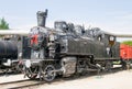 Historical Hungarian steam locomotive Royalty Free Stock Photo