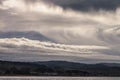 Half Moon Bay Ca. storm comming for Spring season Royalty Free Stock Photo