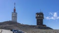 Last stretch to the summit Mont Ventoux Royalty Free Stock Photo