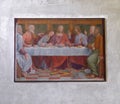 Last Supper, fresco in the Santa Maria degli Angeli church in Lugano