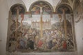 The Last Supper by Leonardo da Vinci in The Church and Convent of Santa Maria Delle Grazie, Milan, Italy. Royalty Free Stock Photo
