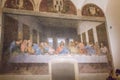 Last Supper painting left Royalty Free Stock Photo