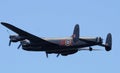 The last of two remaining Lancaster bombers on parade