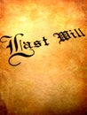 Last Will and Testament Royalty Free Stock Photo