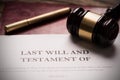 Last Will And Testament Royalty Free Stock Photo