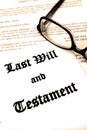 Last Will and Testament Royalty Free Stock Photo