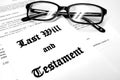 Last Will and Testament Royalty Free Stock Photo