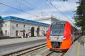 Lastochka high-speed train in Sochi