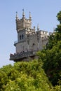 Lastochkino Gnezdo - landmark of Yalta Royalty Free Stock Photo