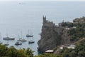 Lastochkino Gnezdo Palace (Swallow's Nest) Royalty Free Stock Photo