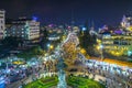 A Lat Market night skyline night view