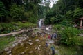 Lata Iskandar, Perak, Malaysia. March 25, 2018. A lady taking a