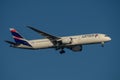 Latam Airlines Boeing 787 Dreamliner on Final approach to Sydney Airport on Tuesday 23 May 2017