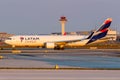 LATAM Cargo Boeing 767-300F airplane Frankfurt airport