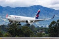 LATAM Cargo Boeing 767-300F airplane Medellin Rionegro airport in Colombia