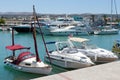 LATCHI, CYPRUS/GREECE - JULY 23 : Assortment of boats in the harbour at Latchi in Cyprus on July 23, 2009