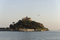 St. Michaels Mount at dusk, Cornwall, England. Royalty Free Stock Photo