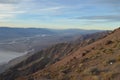 Late Afternoon at Dante`s View in Death Valley California Royalty Free Stock Photo