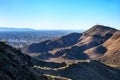 Late Afternoon Haze over Glendale, Peoria and Phoenix West Side, AZ Royalty Free Stock Photo