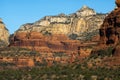 Sandstone Rock Formations in the Red Rock-Secret Mountain Wilder Royalty Free Stock Photo