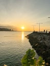 Late afternoon at Iracema Beach (Brazil) Royalty Free Stock Photo