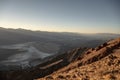 Late Afternoon Light On Dantes View Over Badwater Basin Royalty Free Stock Photo