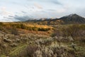 Viewed from Kelber Pass Road are East and West Beckwith Mountains, Colorado. Royalty Free Stock Photo