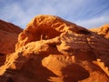 Late afternoon light on Valley of Fire Royalty Free Stock Photo